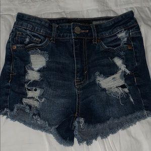 Aeropostale shorts, high wasted shorty, holes